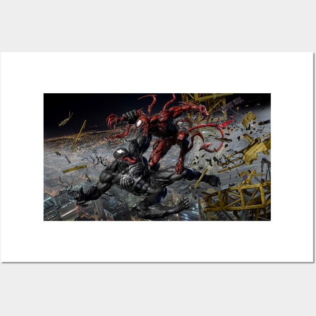 Let There Be Carnage Wall Art by uncannyknack